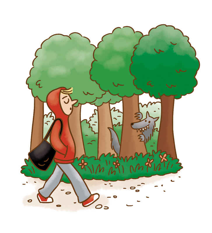 Rot-Hoody - Red-Riding-Hoody