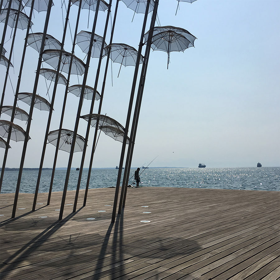The Zongolopoulos Umbrellas - Thessaloniki, Greece