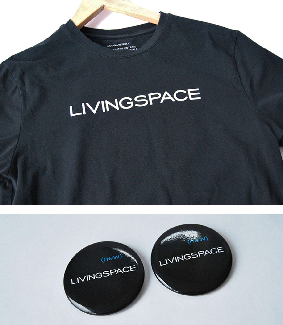 livingspace work mark t-shirt design