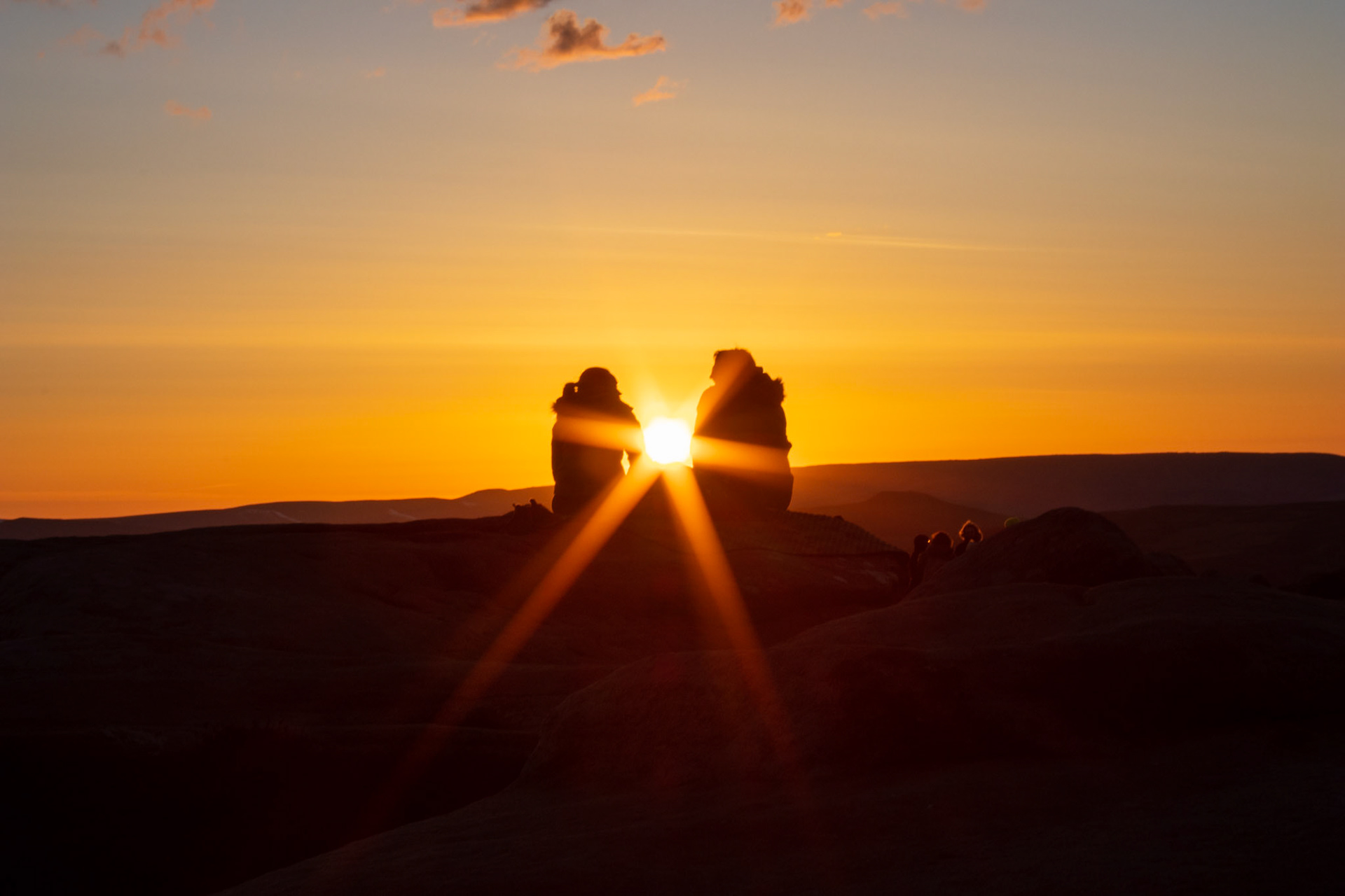 Capturing that moment at Sunset on Stanage Edge
