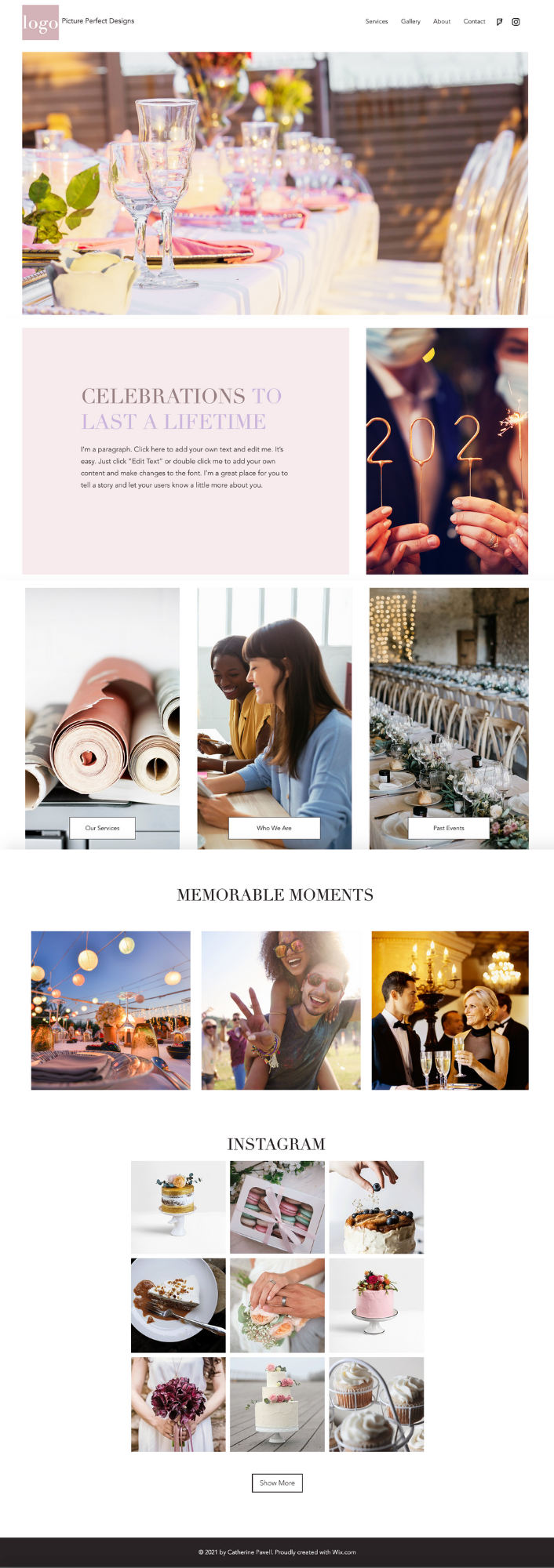 Client Website Home Page