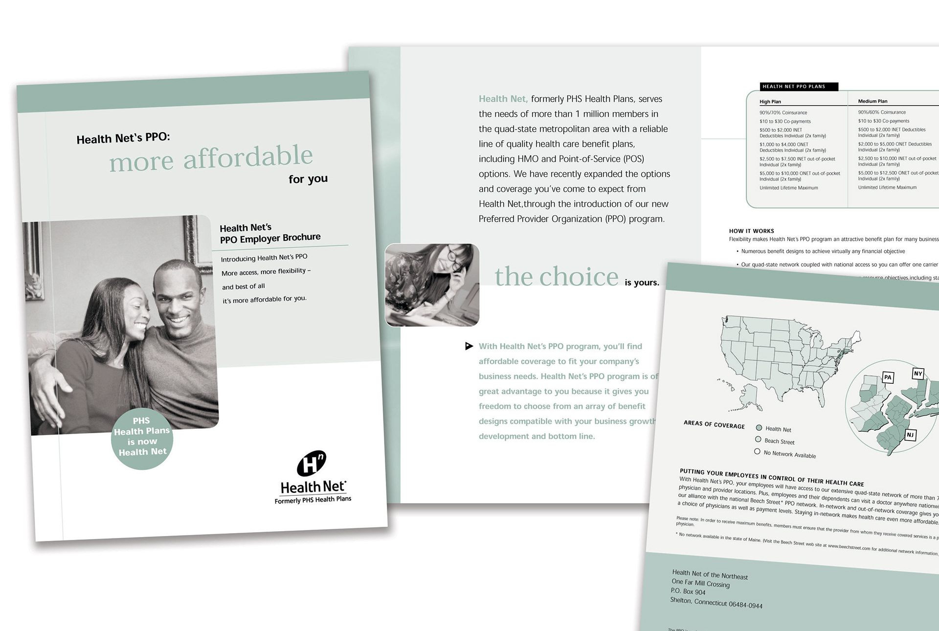 Consumer Brochure Design for Health Net by Transit Design