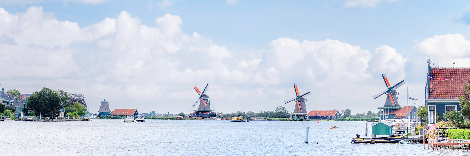 Four mills at Zaanstad