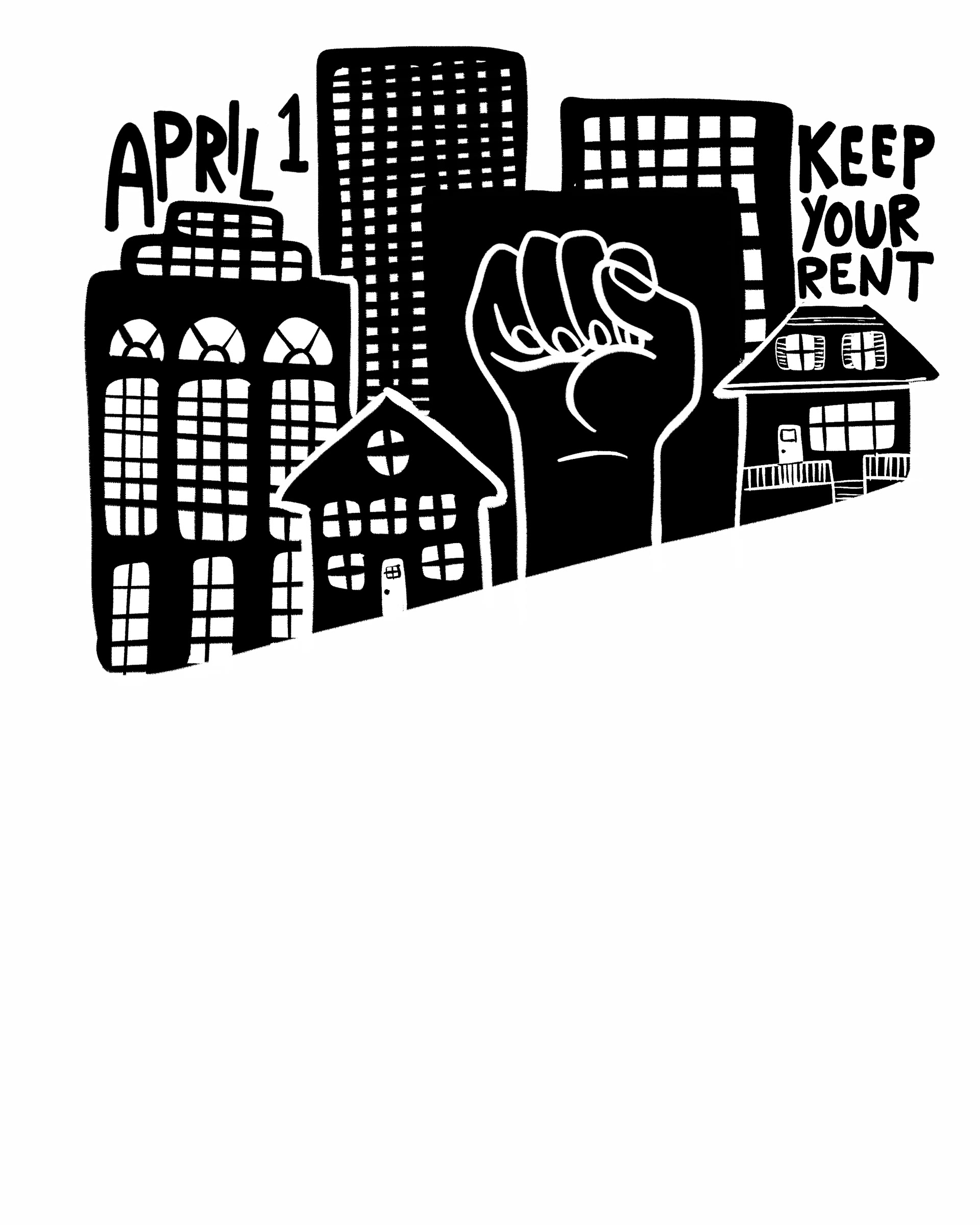 city scape blank poster
