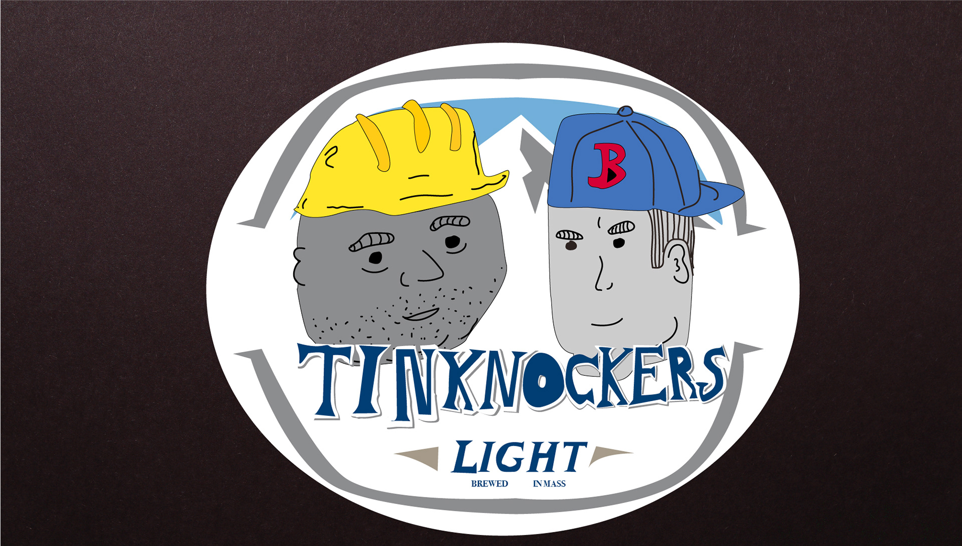 Beer Can Labels of DimLightProduction Shows