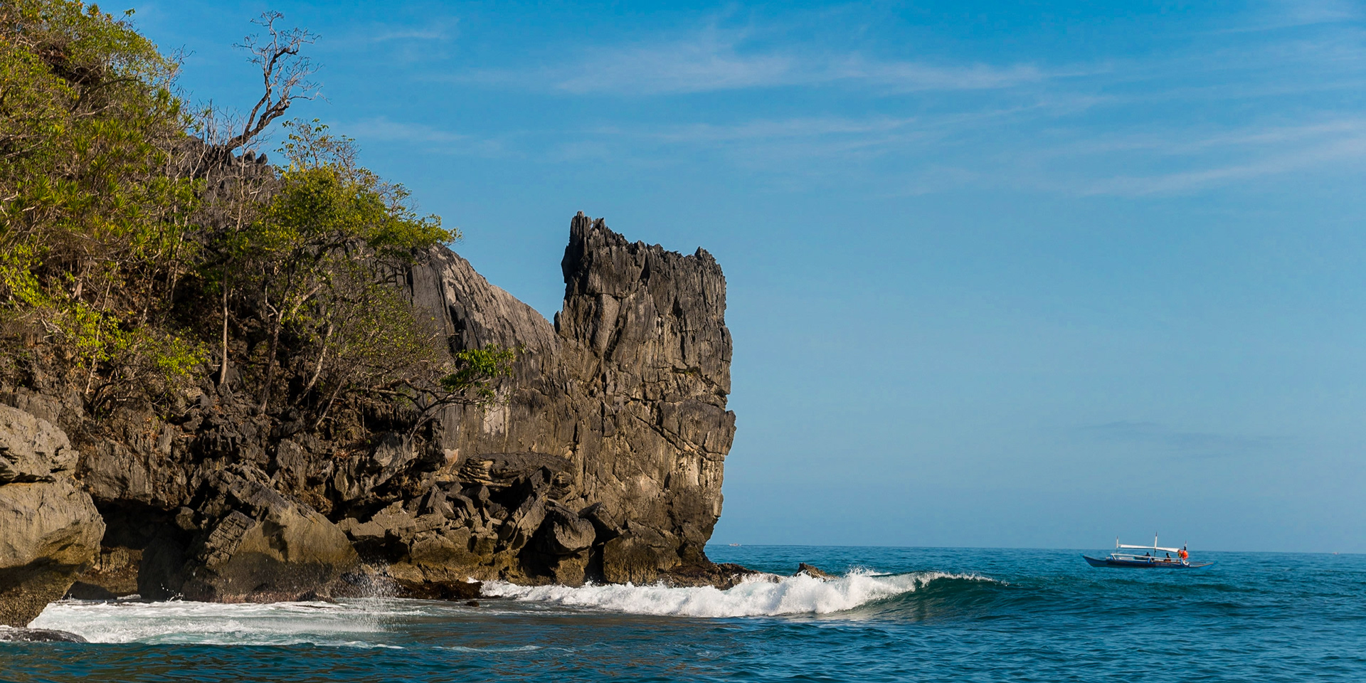 The Philippines, banca fishing boat, Palawan Island