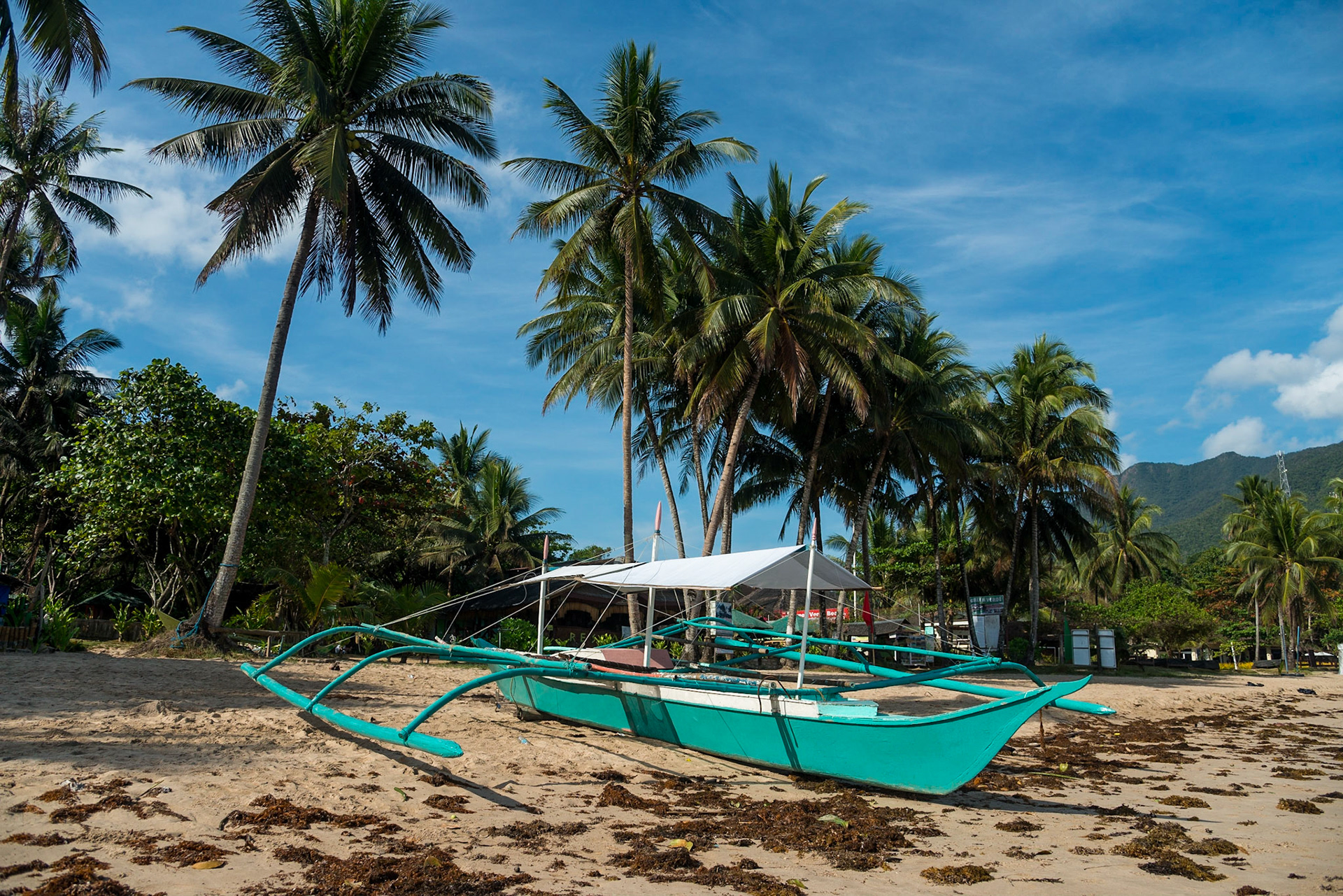 The Philippines, banca fishing boat, Palawan Island