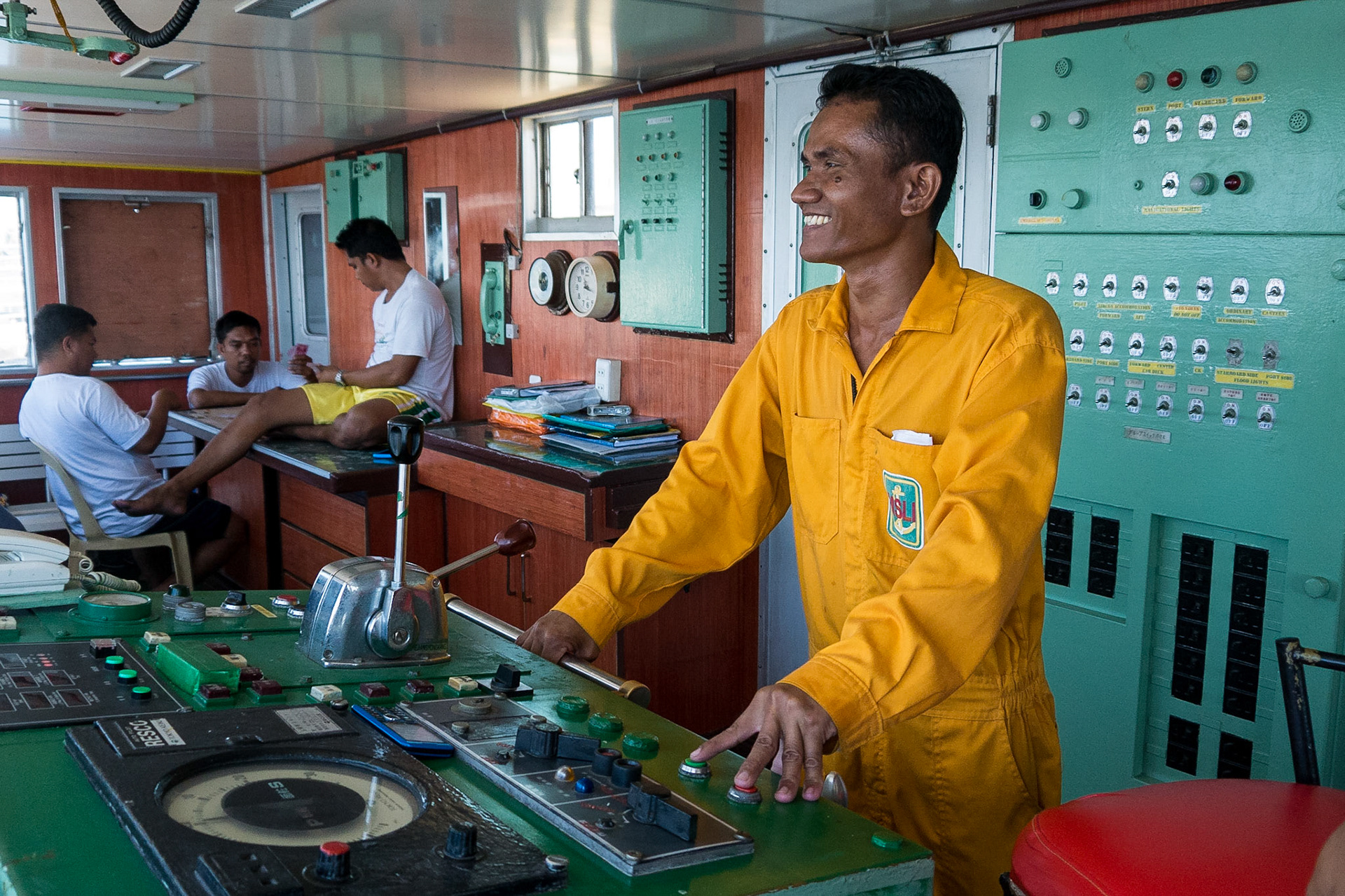 The Philippines, ferry boat ride from Siquijor to Negros Islands