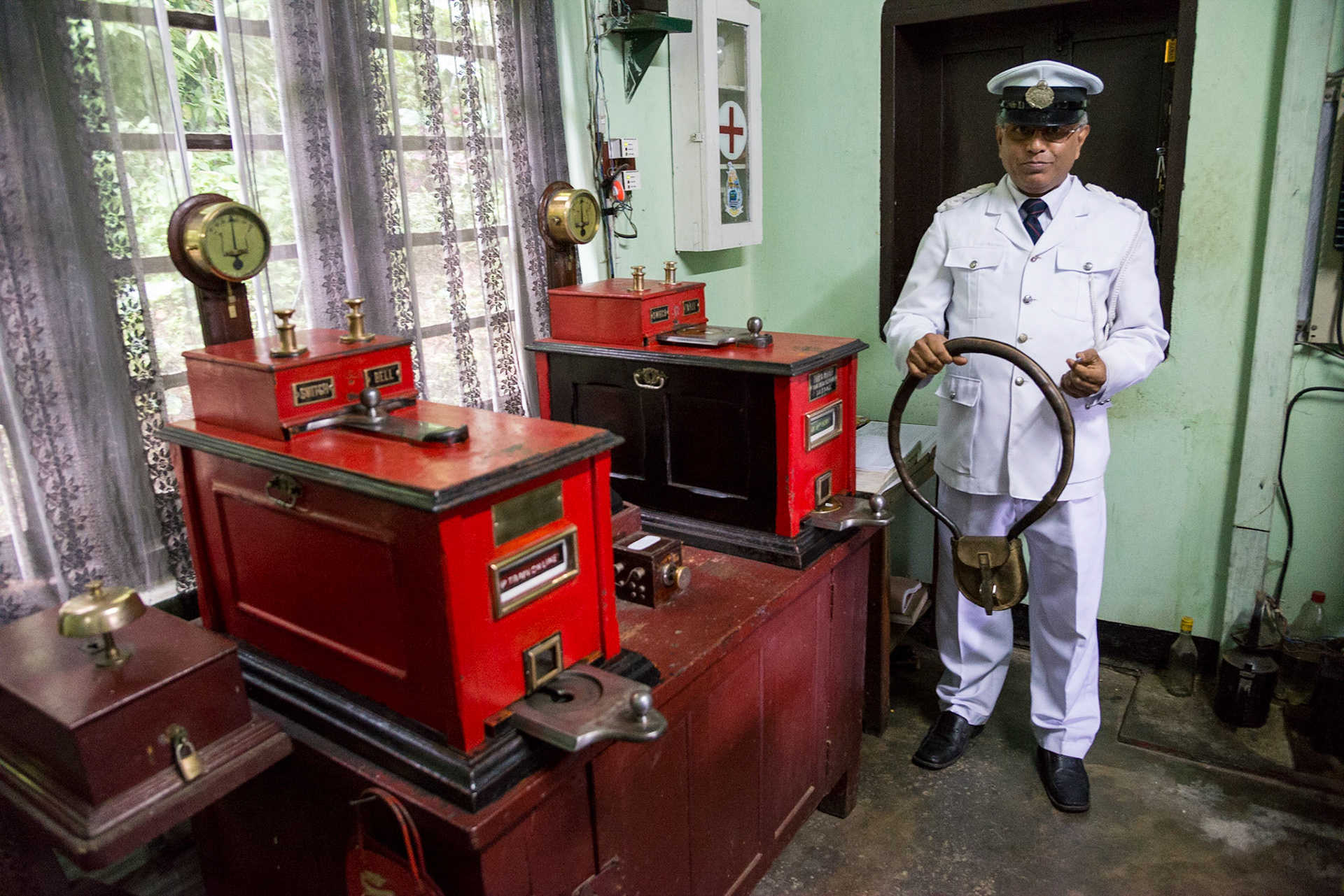 Sri Lanka, train, and station manager