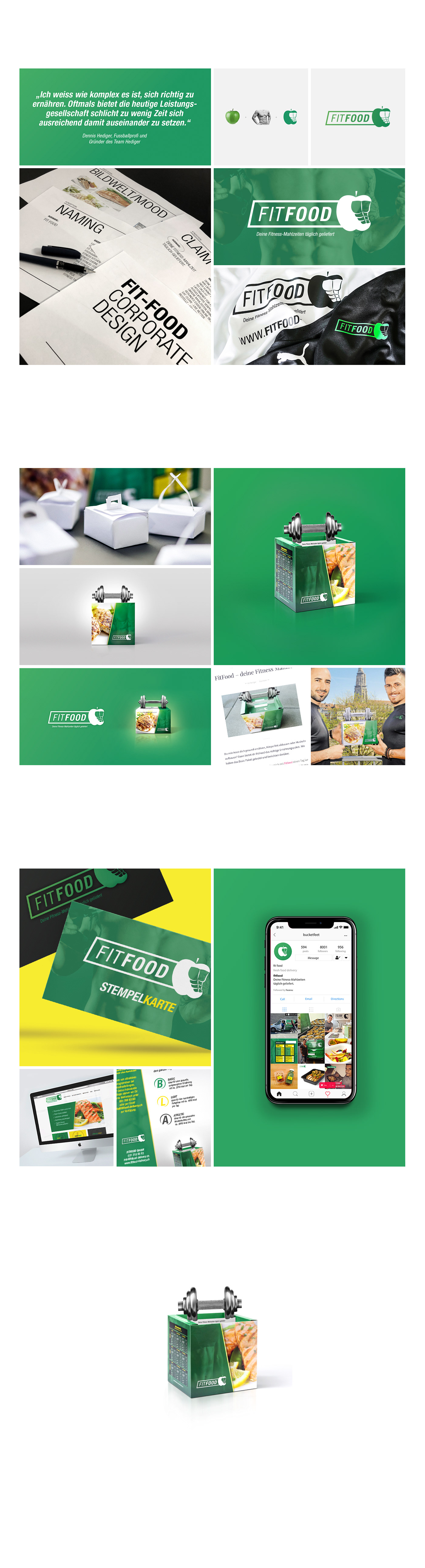 Branding, Corporate Design, Markenentwicklung, Bern, Fit Food, Dennis Hediger