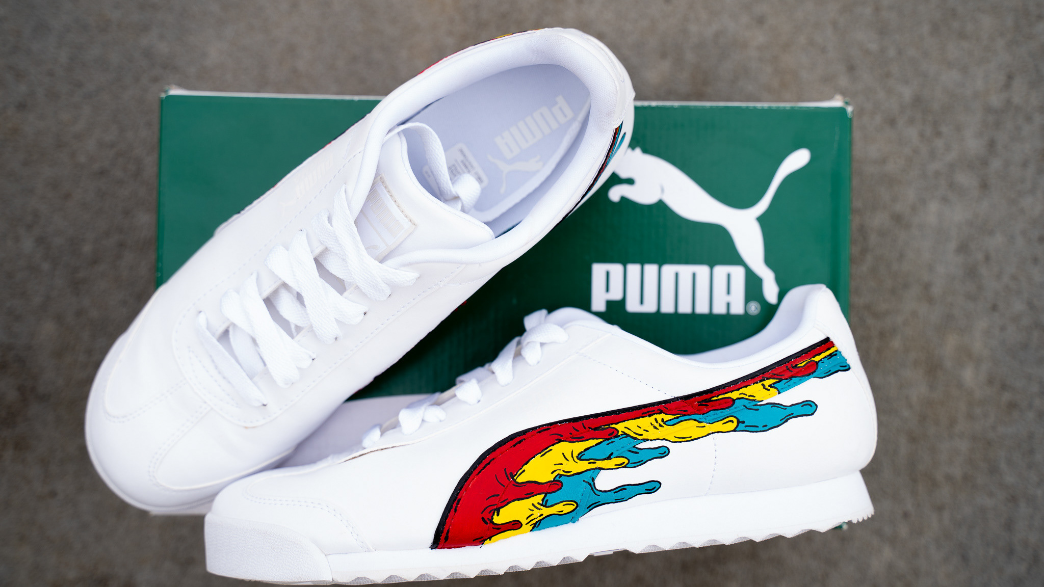 custom puma sneakers