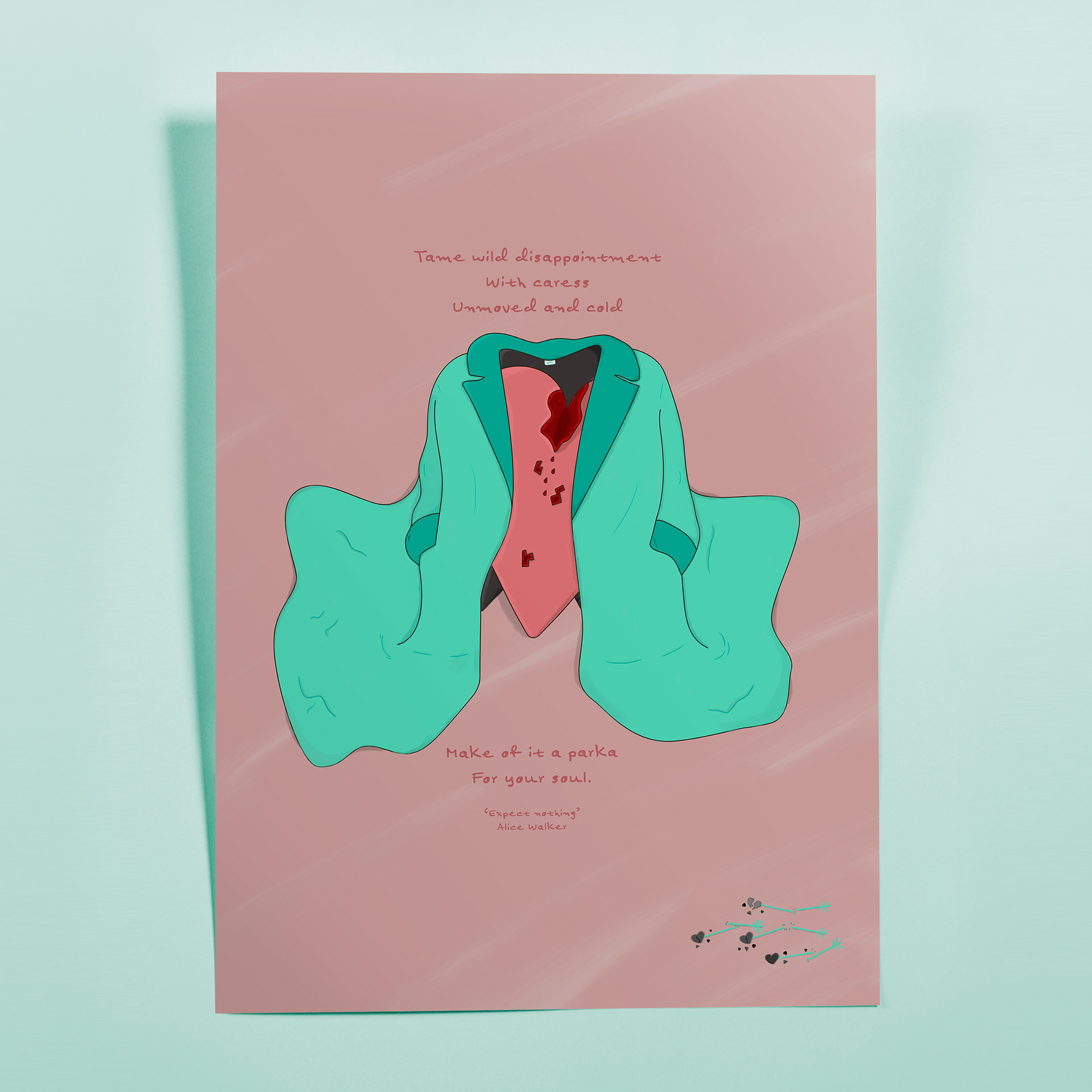'a parka for your soul' - the third print of the series