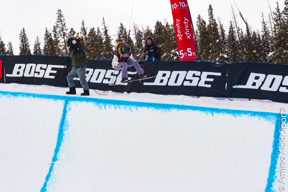 PyeongChang 2018 Gold Medalist Chloe Kim tail grabs her 540*