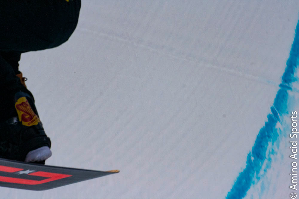 Toby Miller spins high toward the Colorado clouds outta Copper's Left wall.