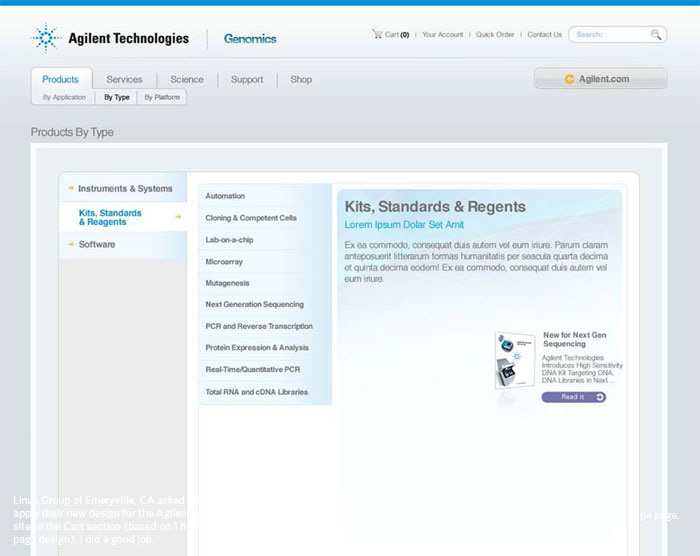 Product page