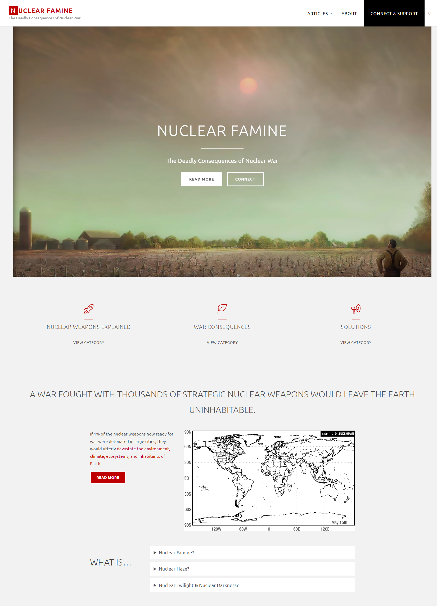 Served as Web Developer for this article-heavy educational template WordPress website.
