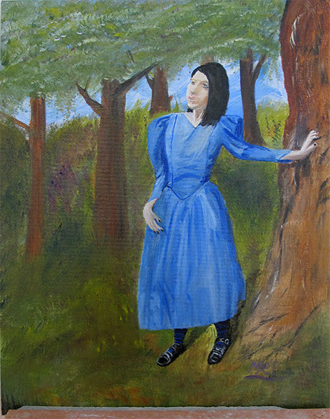 Julia as Alice.