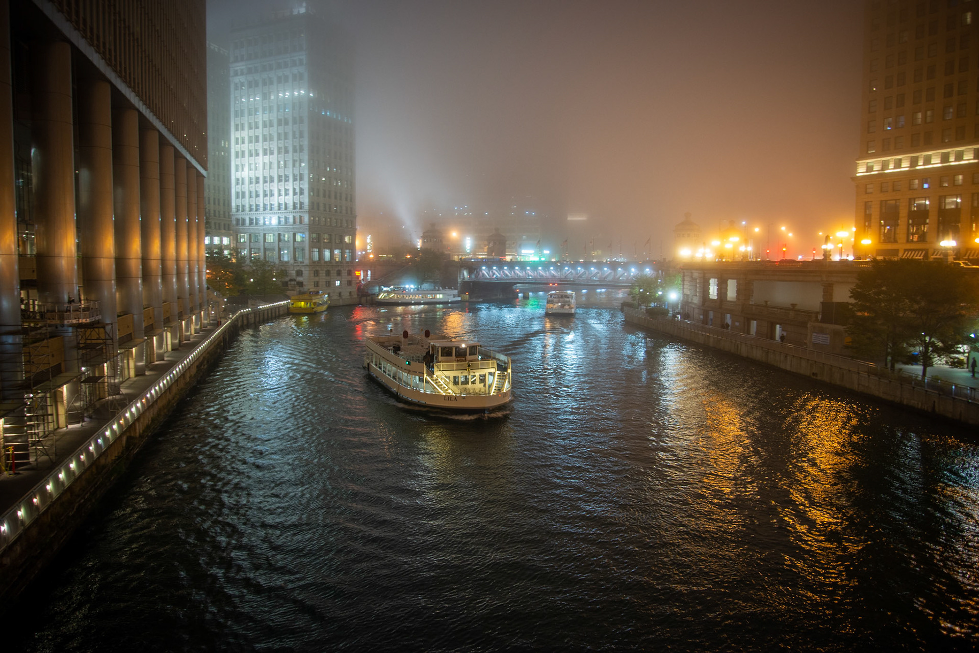 An ominous evening in Chicago.