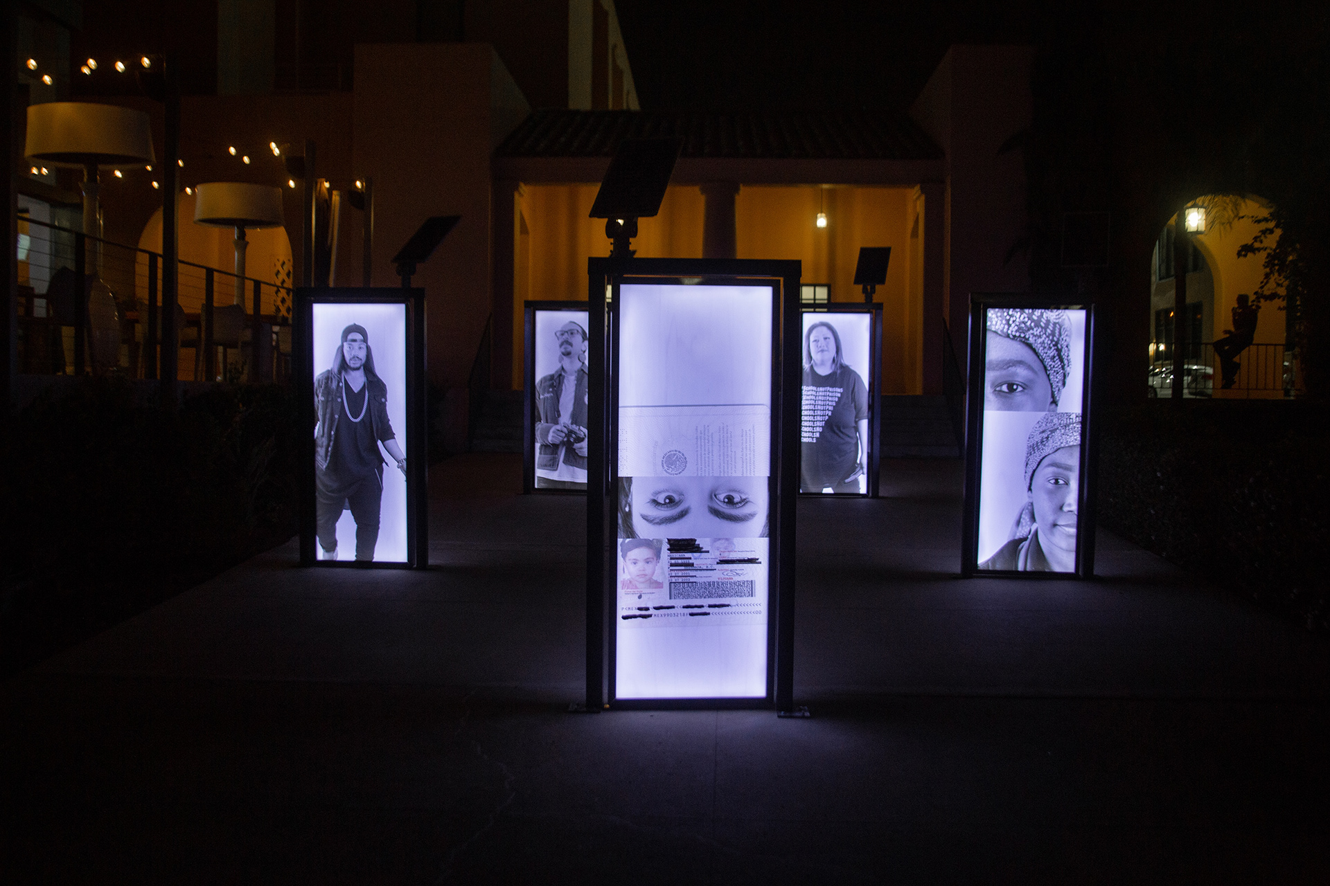 Transcending Perception installation at Liberty Station by Josemar Gonzalez