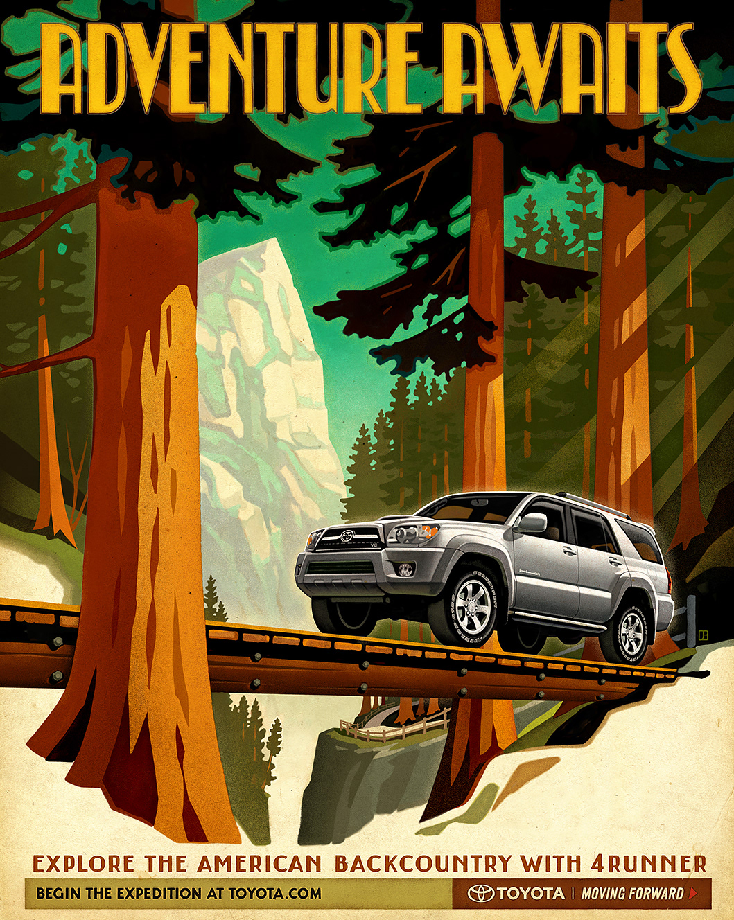 Jeff Foster illustration, retro and vintage digital artist - portfolio