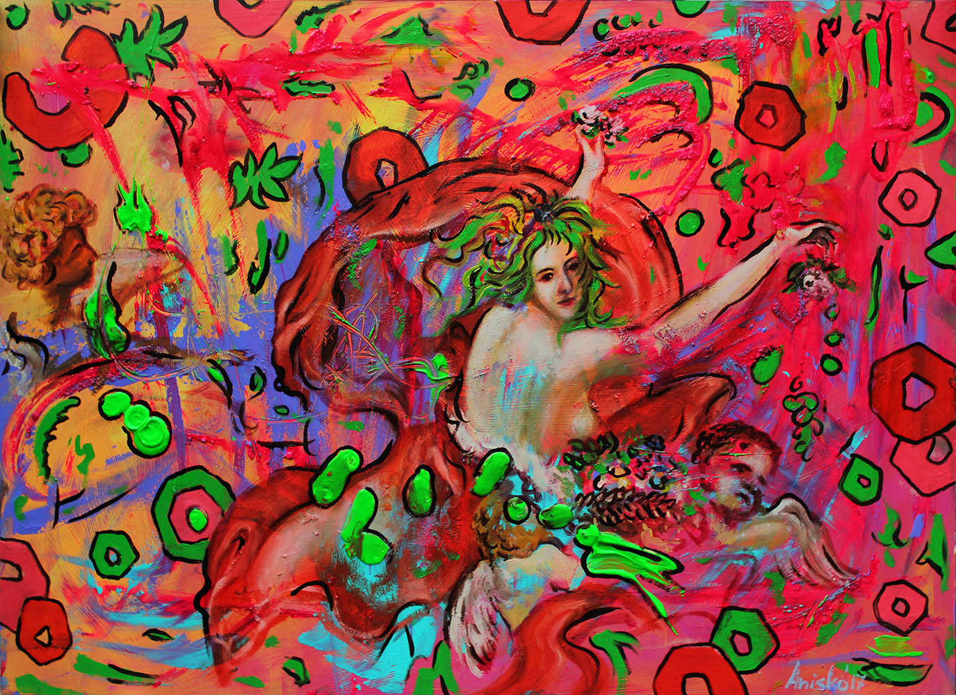 Spring - Oil & Acrylic on MDF Panel