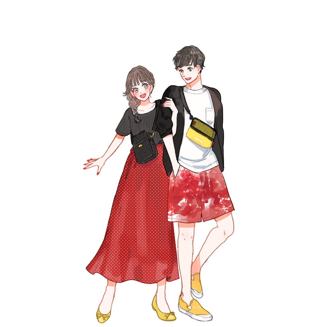 イラストレーターmeecoのポートフォリオサイト Peachy キャラクターバウンドコーデ イラストレーターmeecoのポートフォリオサイト Peachy キャラクターバウンドコーデ