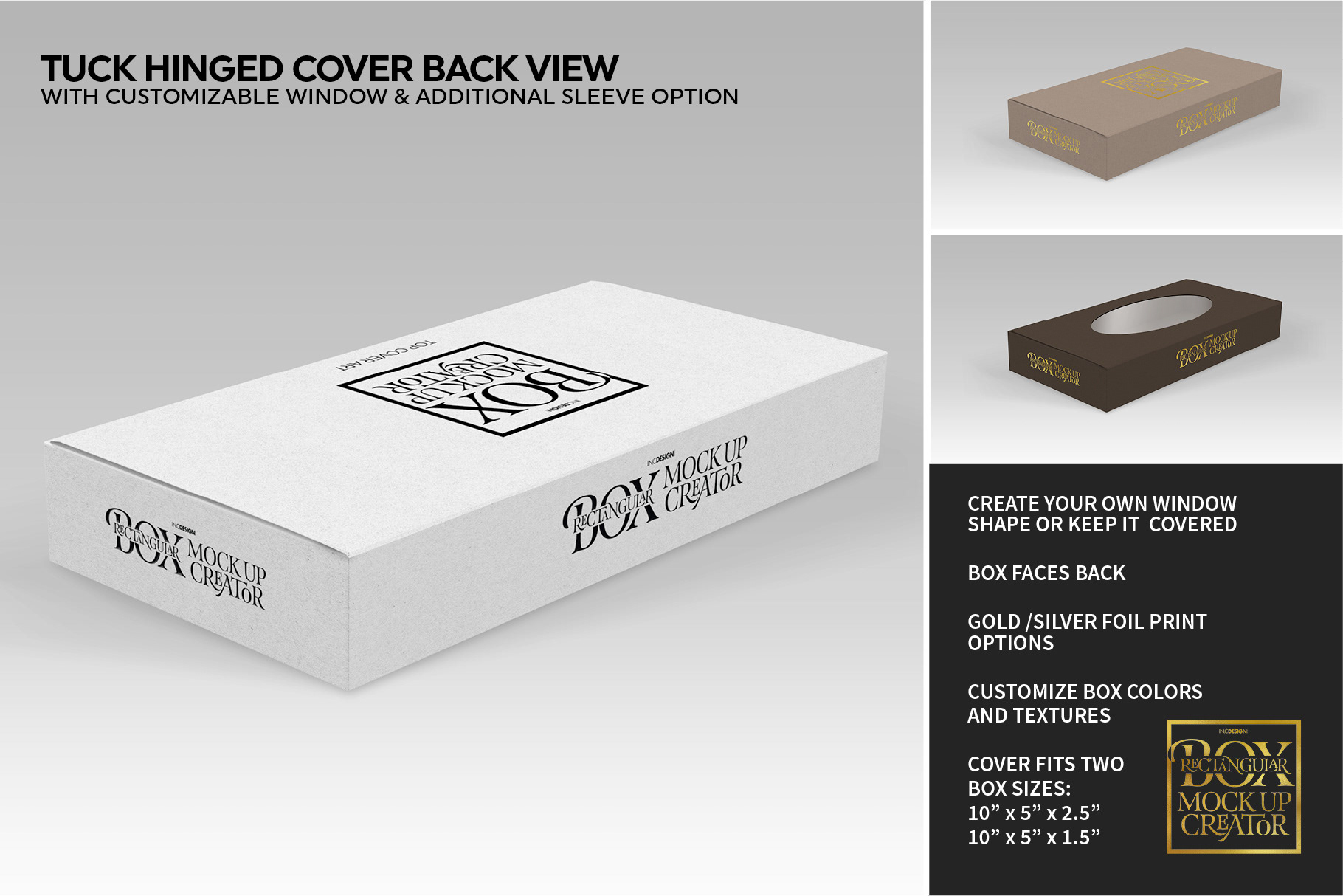 Download IN.C DESIGN STUDIO - Rectangular Box MockUp Creator