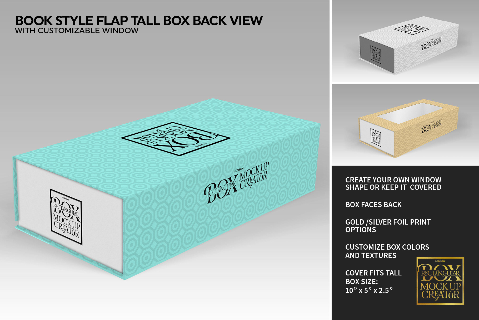 Download IN.C DESIGN STUDIO - Rectangular Box MockUp Creator