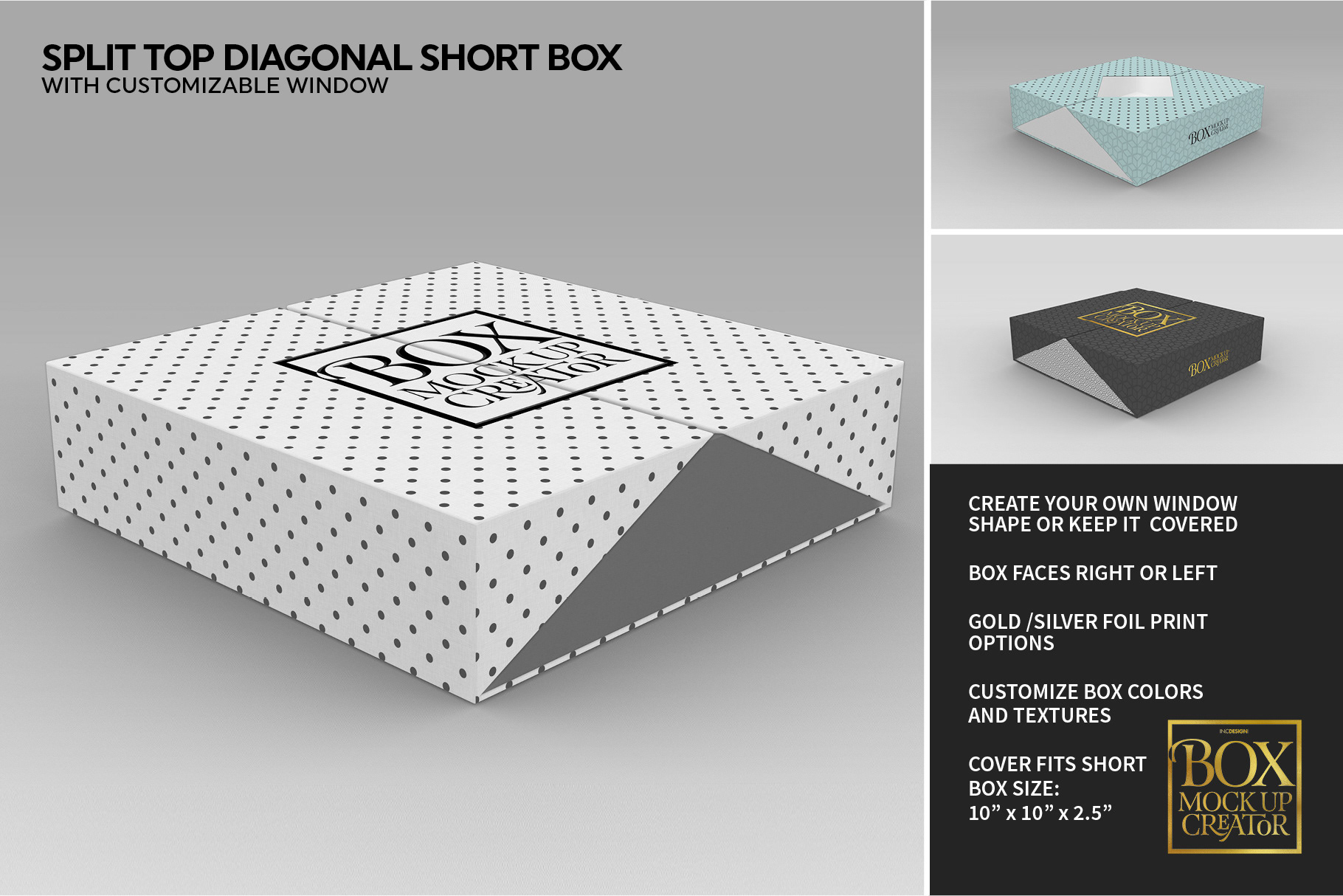 Download IN.C DESIGN STUDIO - Box Packaging Mockup Creator Square ...