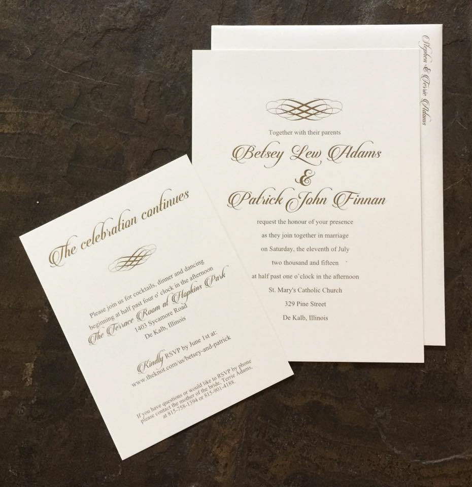 Adams | Wedding Invitation