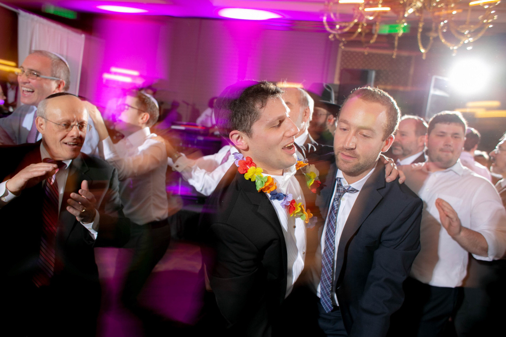 Modern Orthodox Jewish Wedding Grand Lodge Hunt Valley Baltimore Chosson Kallah Tish Bedeken Chuppah Party Portraits Spring Cloudy Rain Fran Berger