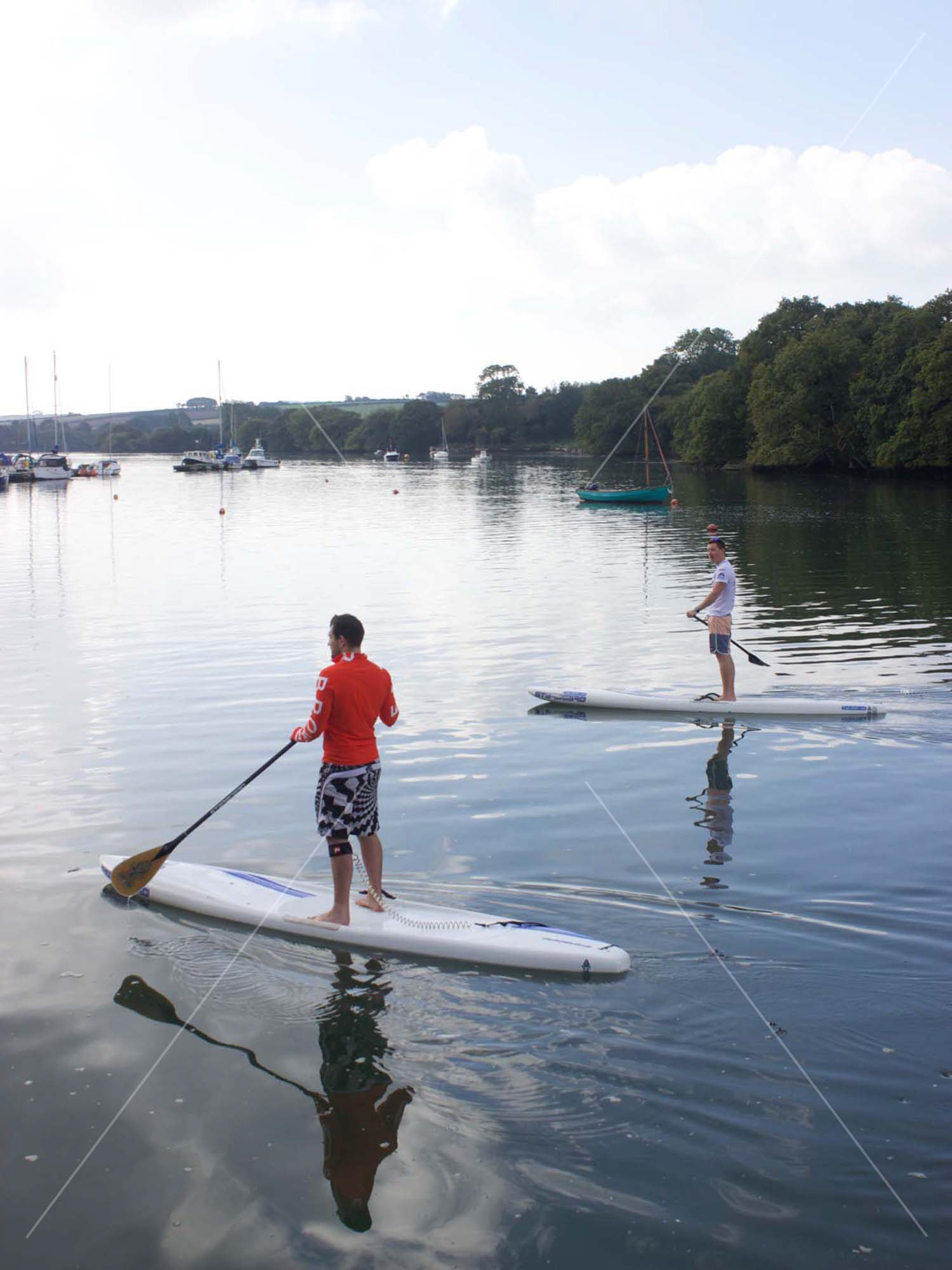 Photos of South Devon paddleboarding
