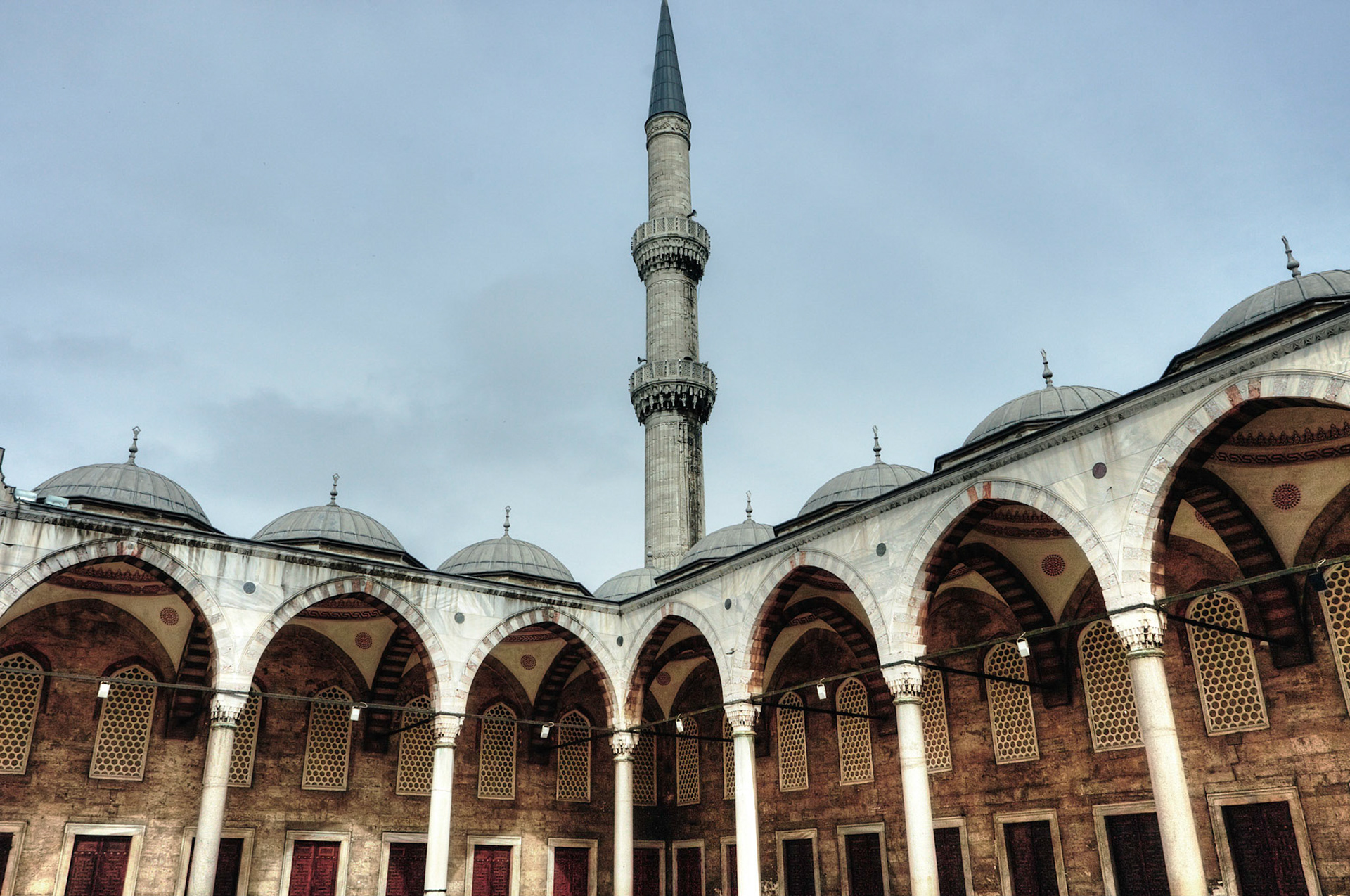 Innenhof Sultanahmet Camii