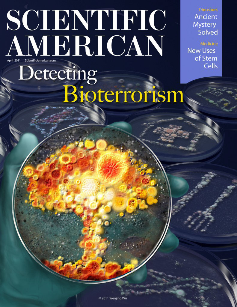 detecting bioterrorism cover illustration
