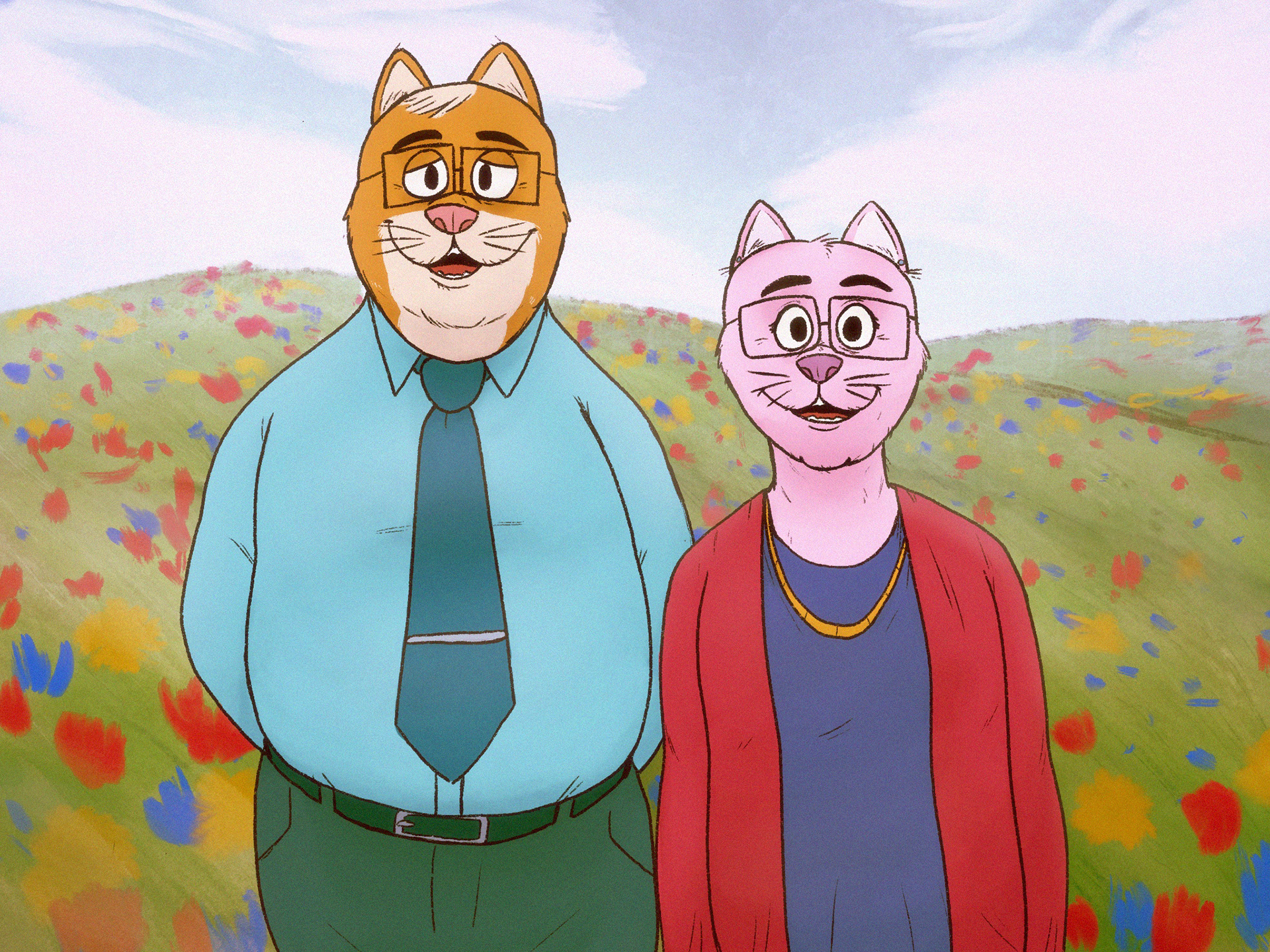 Papa and Nana. (Procreate. Dec.2018)