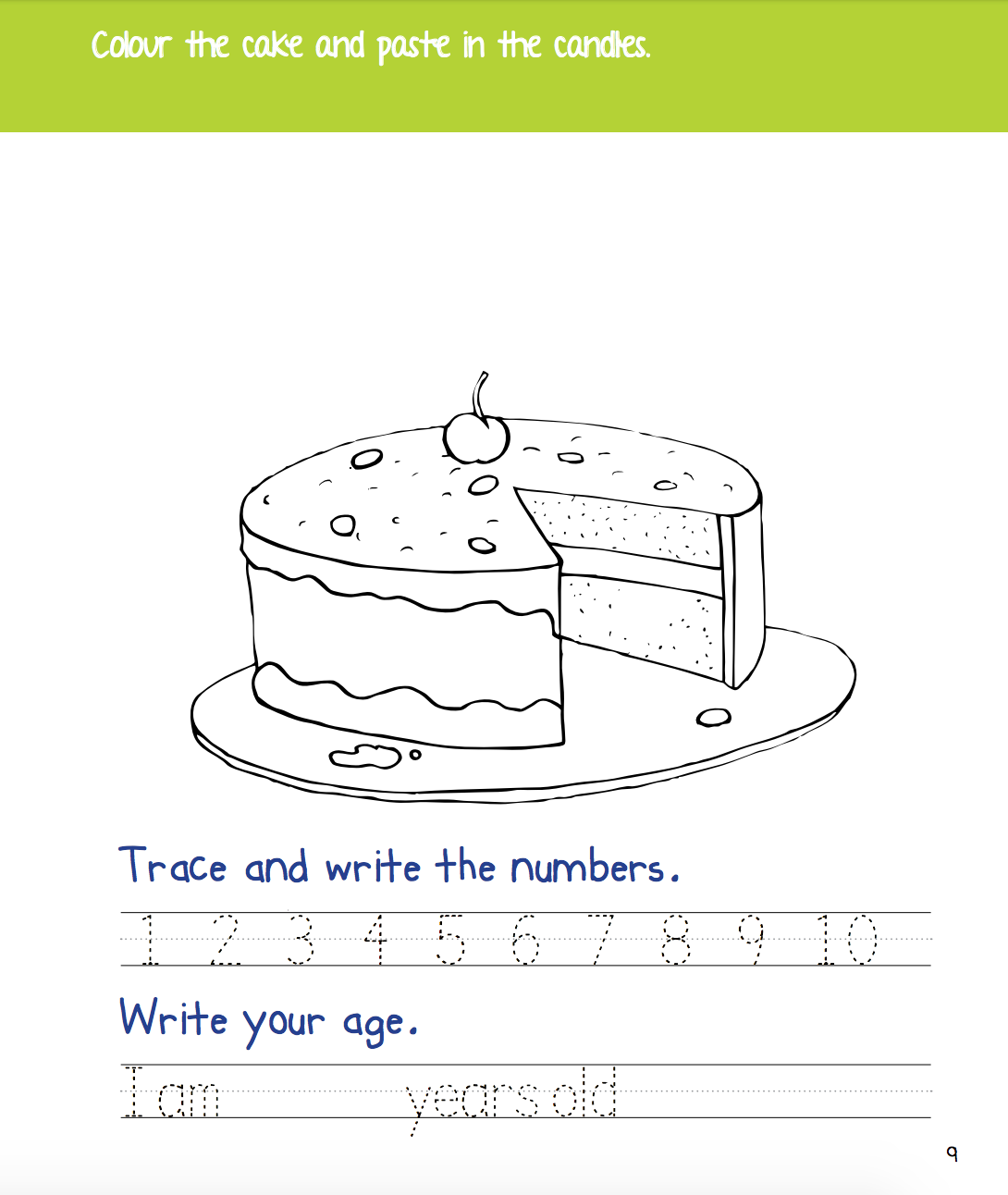 "Kiddish" Typeface (2012), used in a children's handwriting book