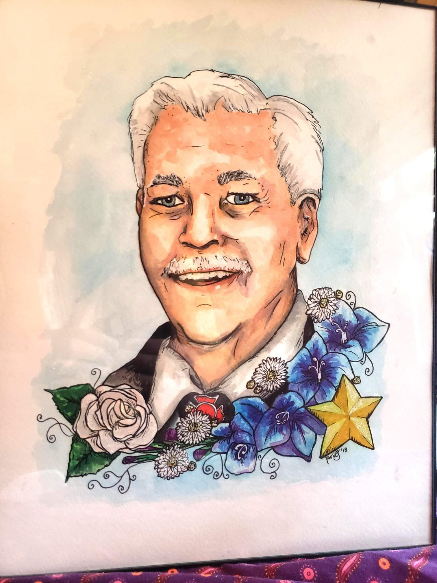 Memorial portrait