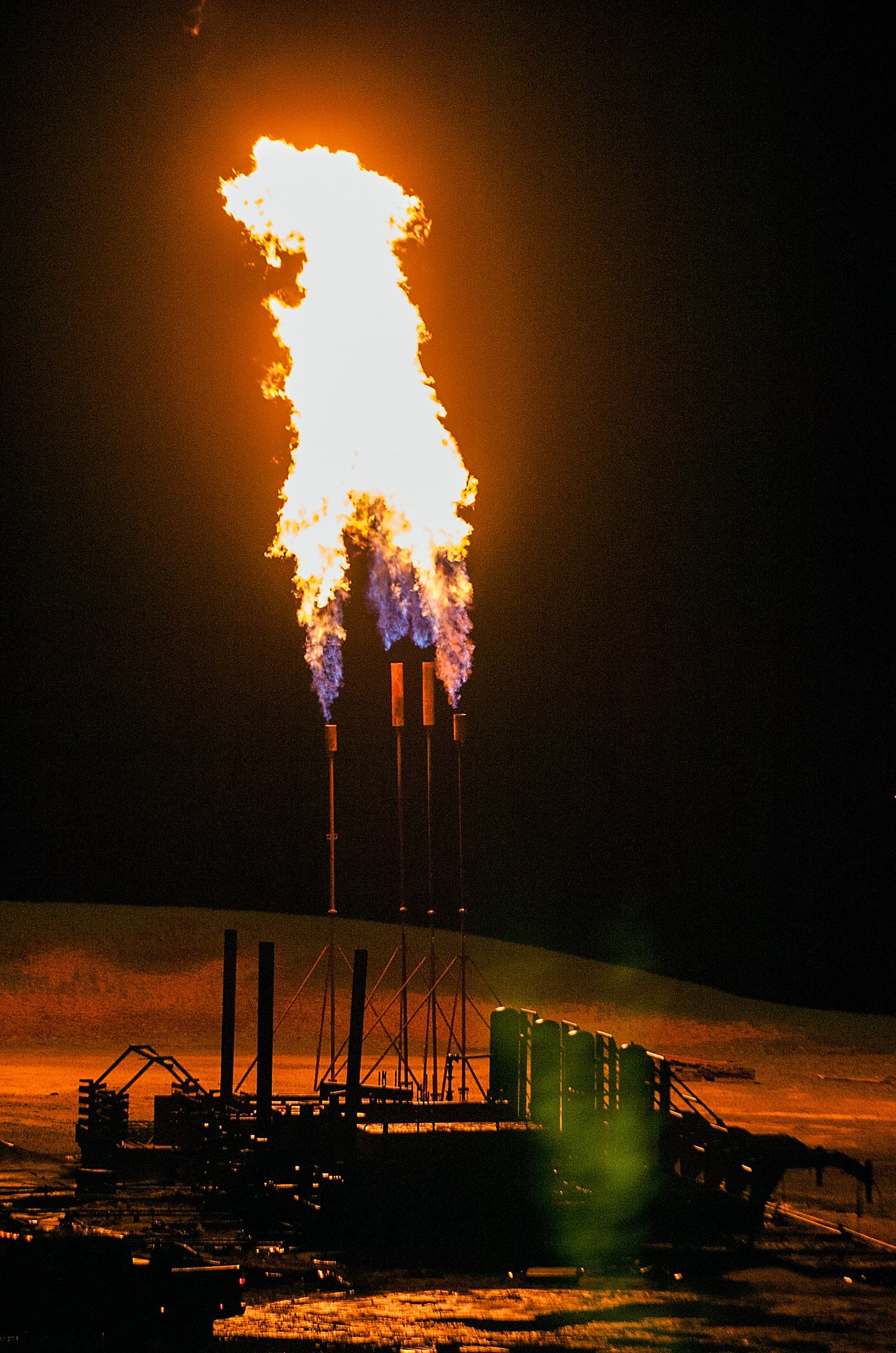 Gas field/Bradford County, Pa.