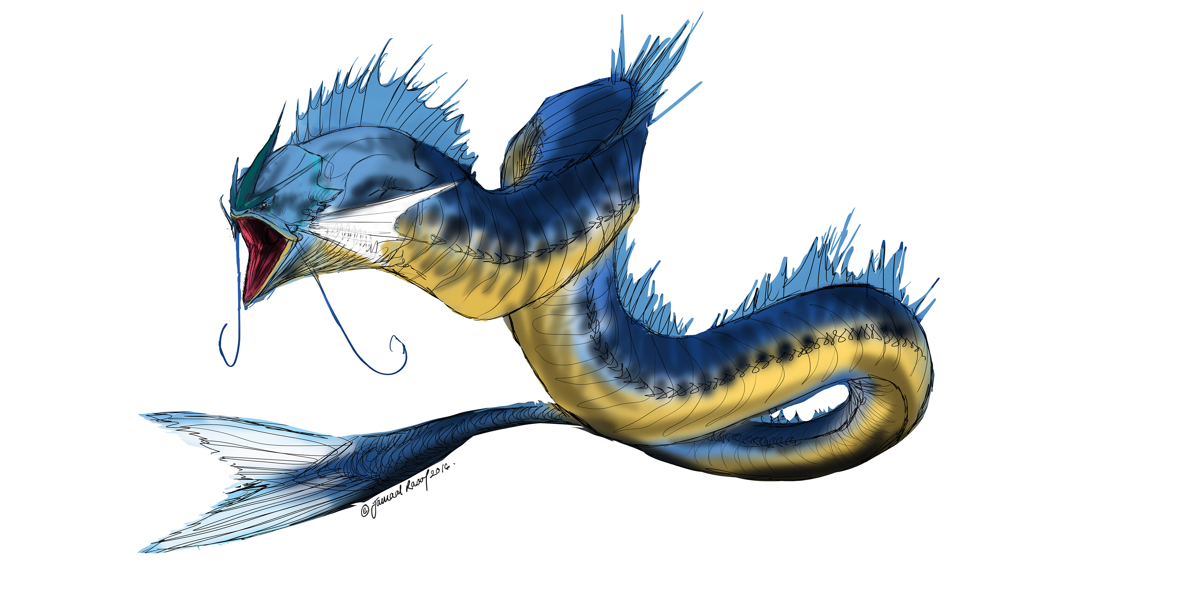 Jamaal Raoof - Realistic Gyarados