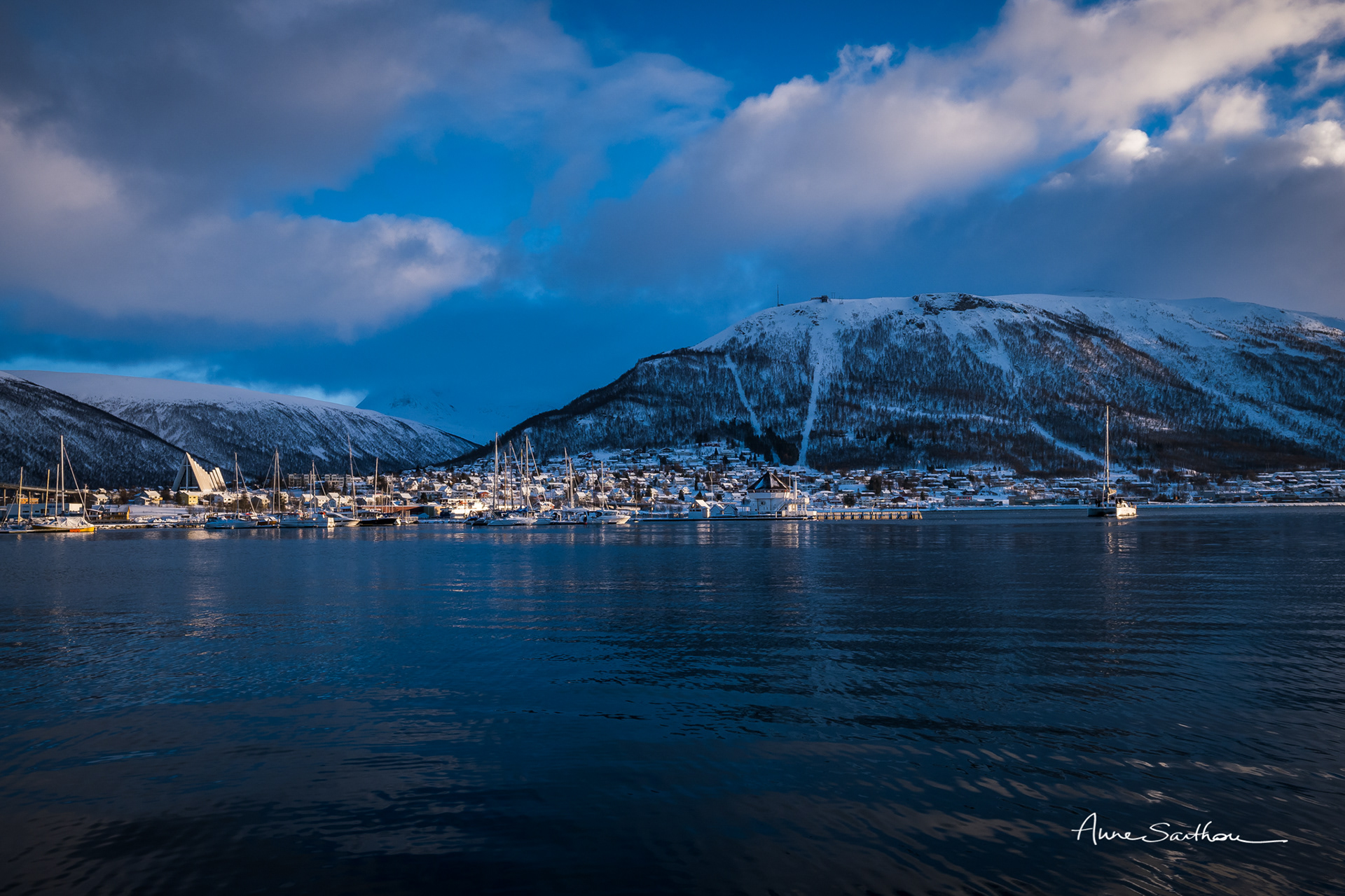 Rive de Tromso (Norvège)