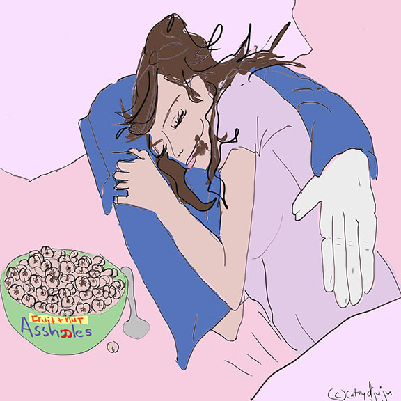 Cuddling and Eating Ass