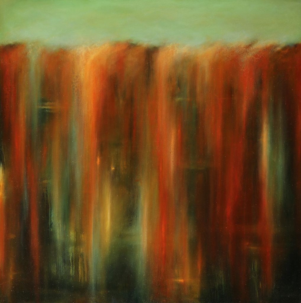 Blazing Edge No. 3 Oil on canvas, 48 x 48 in.