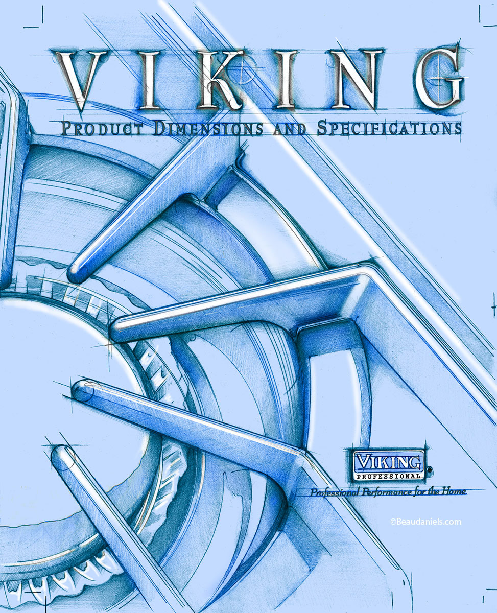 Brochure cover for Viking ranges.