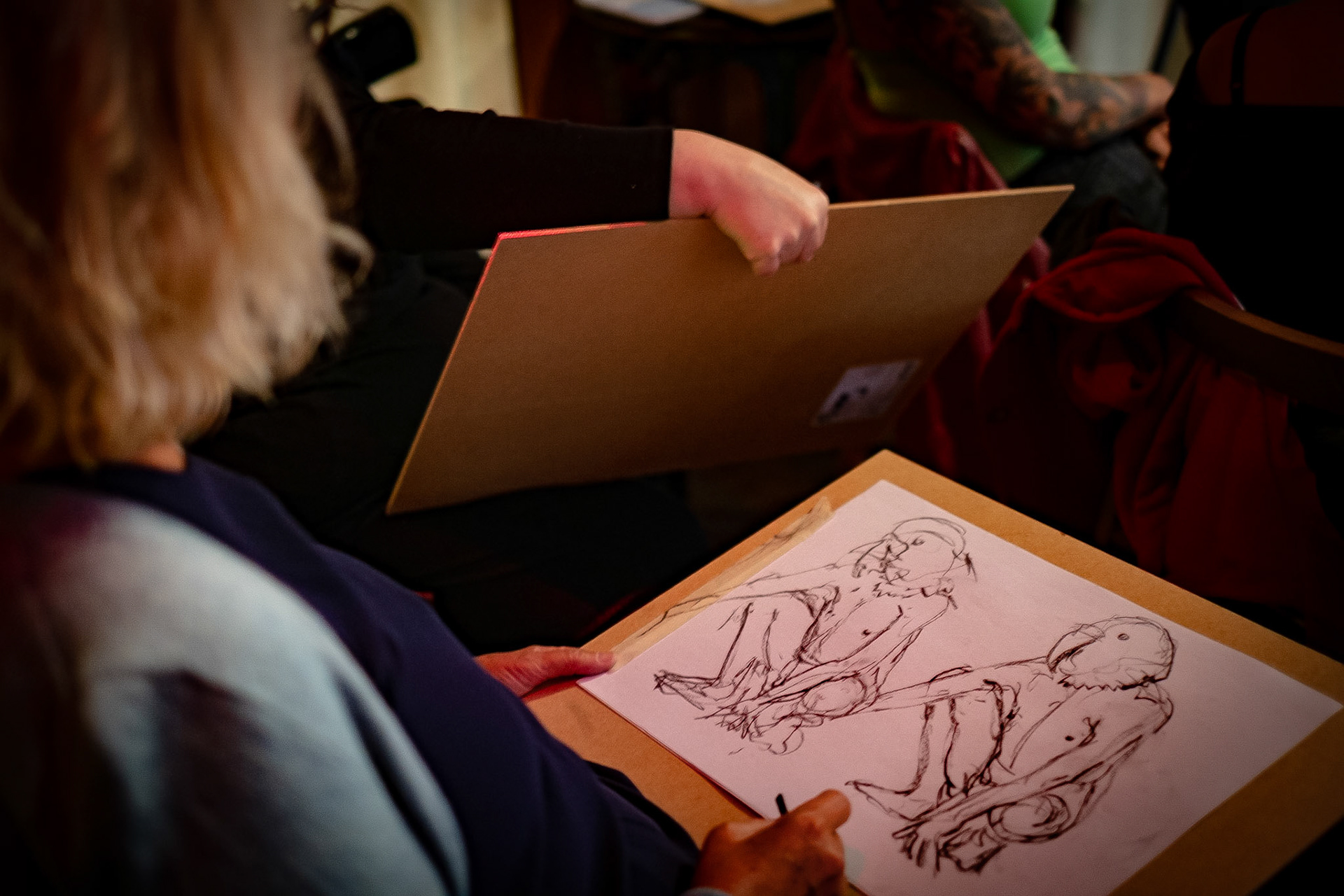 Corporate & Event Photography - Life Drawing