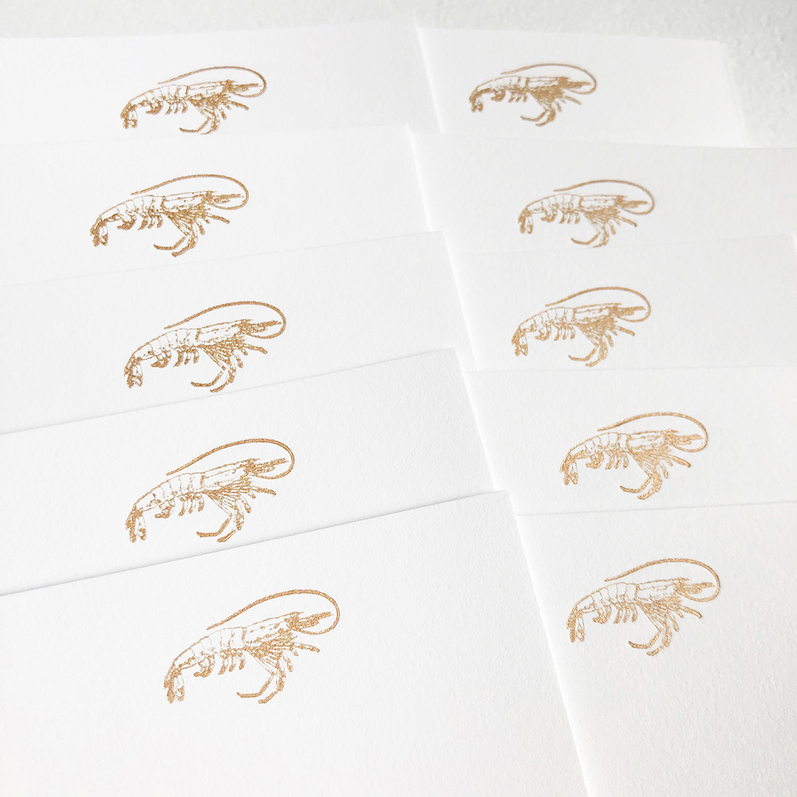 Shrimply adorable notecards.