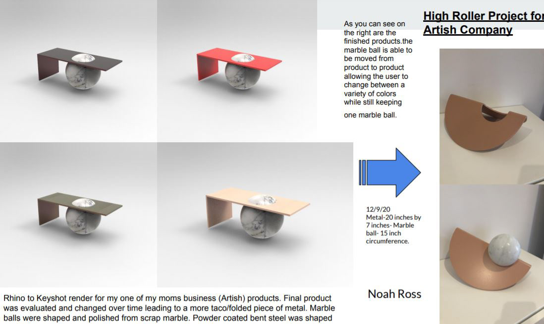 Keyshot x Rhino concept for sculpture; Produced by Artish Studio