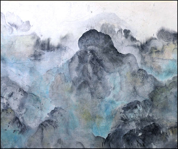 Water Scented Peak II (2016): 20 x 24 x 1.5 inches