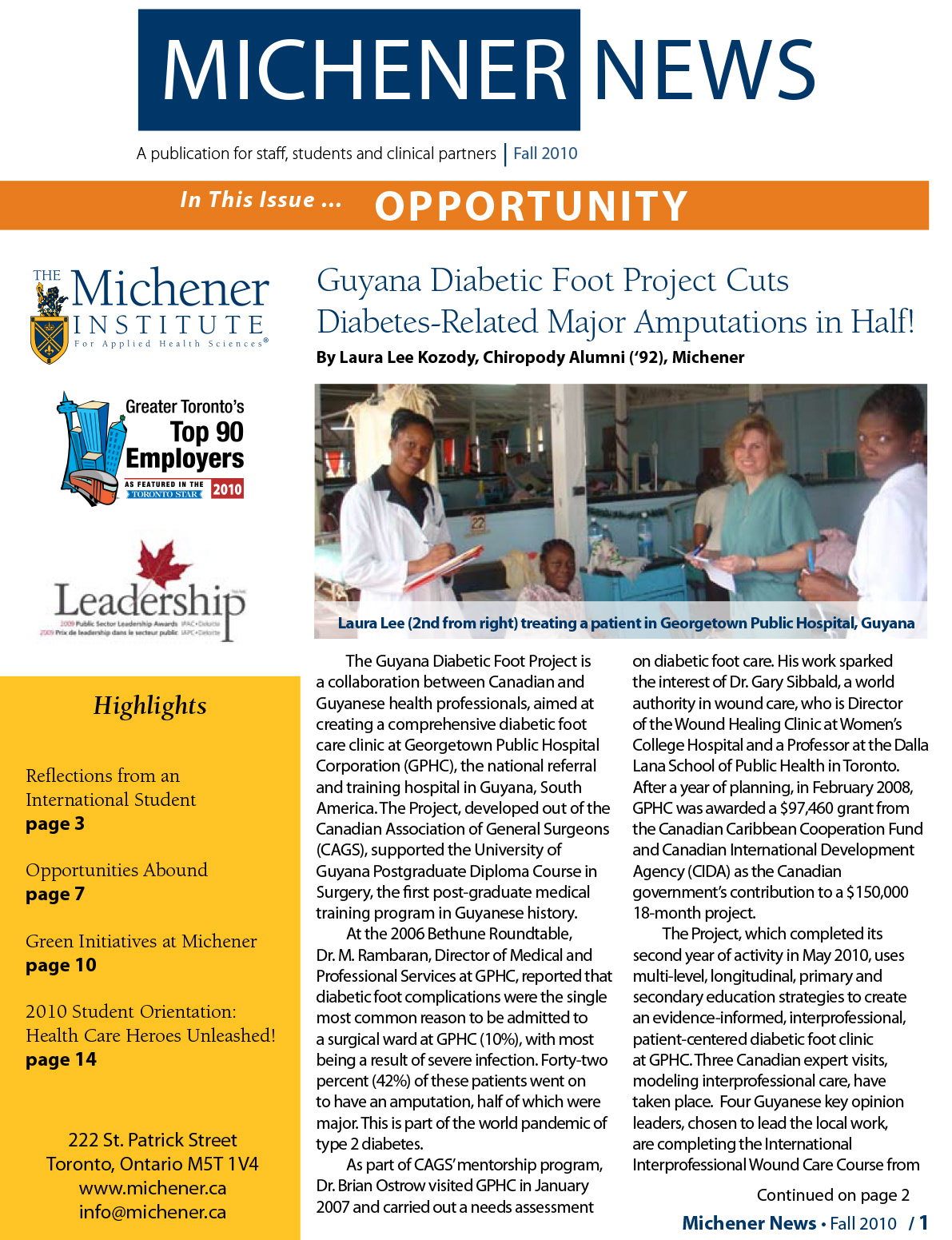 Newsletter Cover