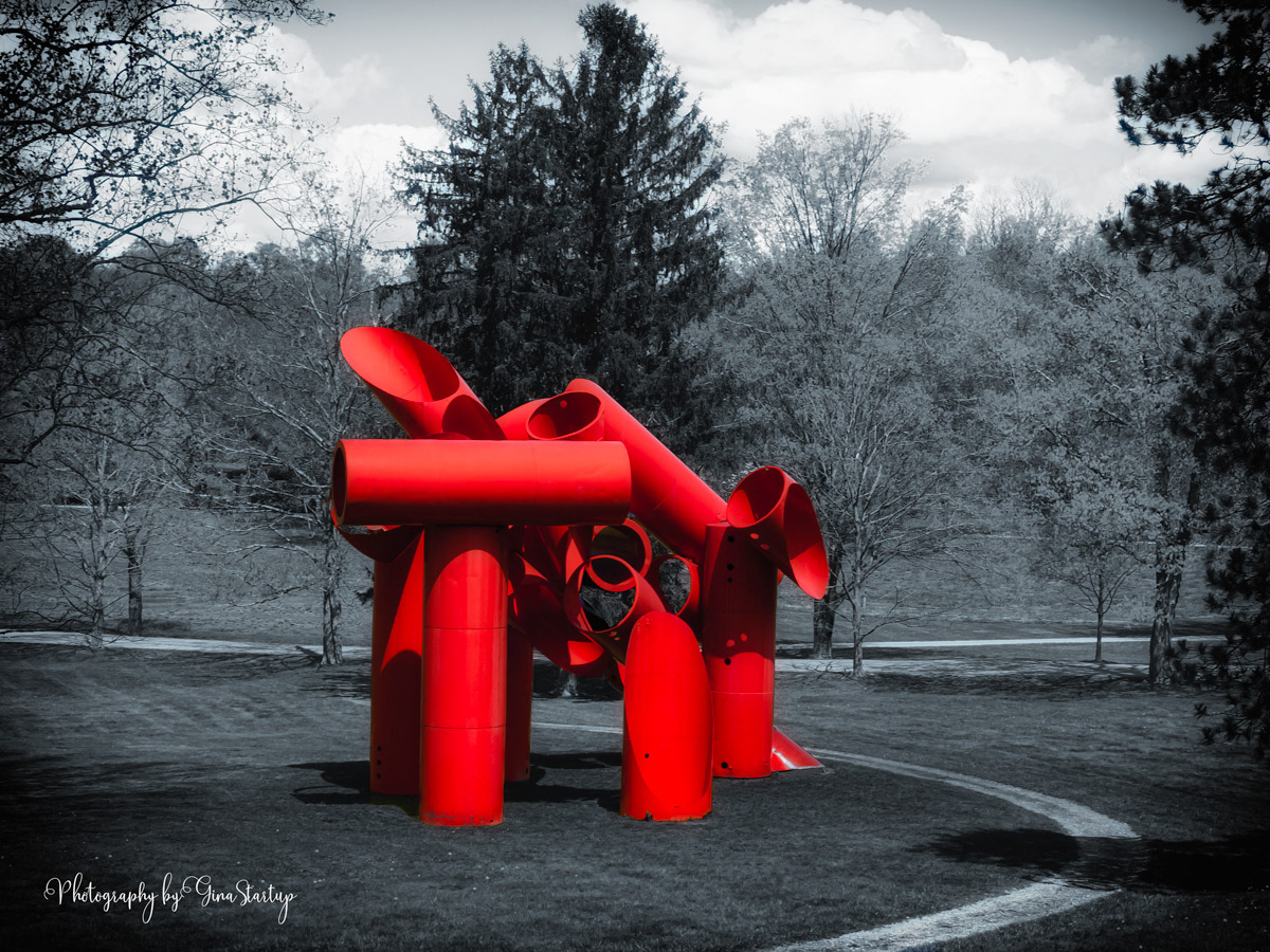 Storm King Red Sculpture by Gina Startup
