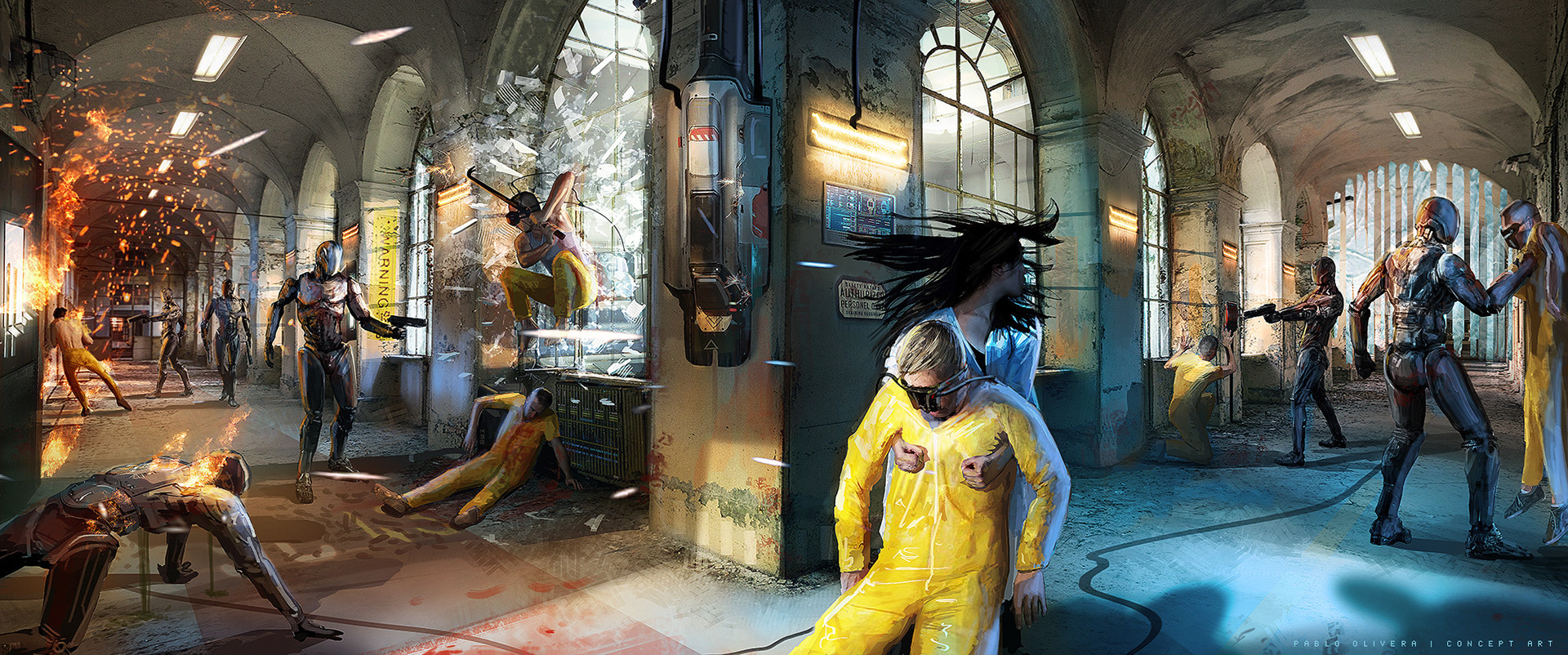 UNCANNY VALLEY - Key Art Illustration